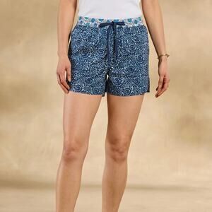 Sundance Women's Kai Printed Cotton Short XL Blue Beach